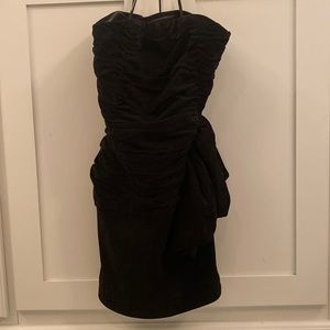 Beautiful black suede dress!